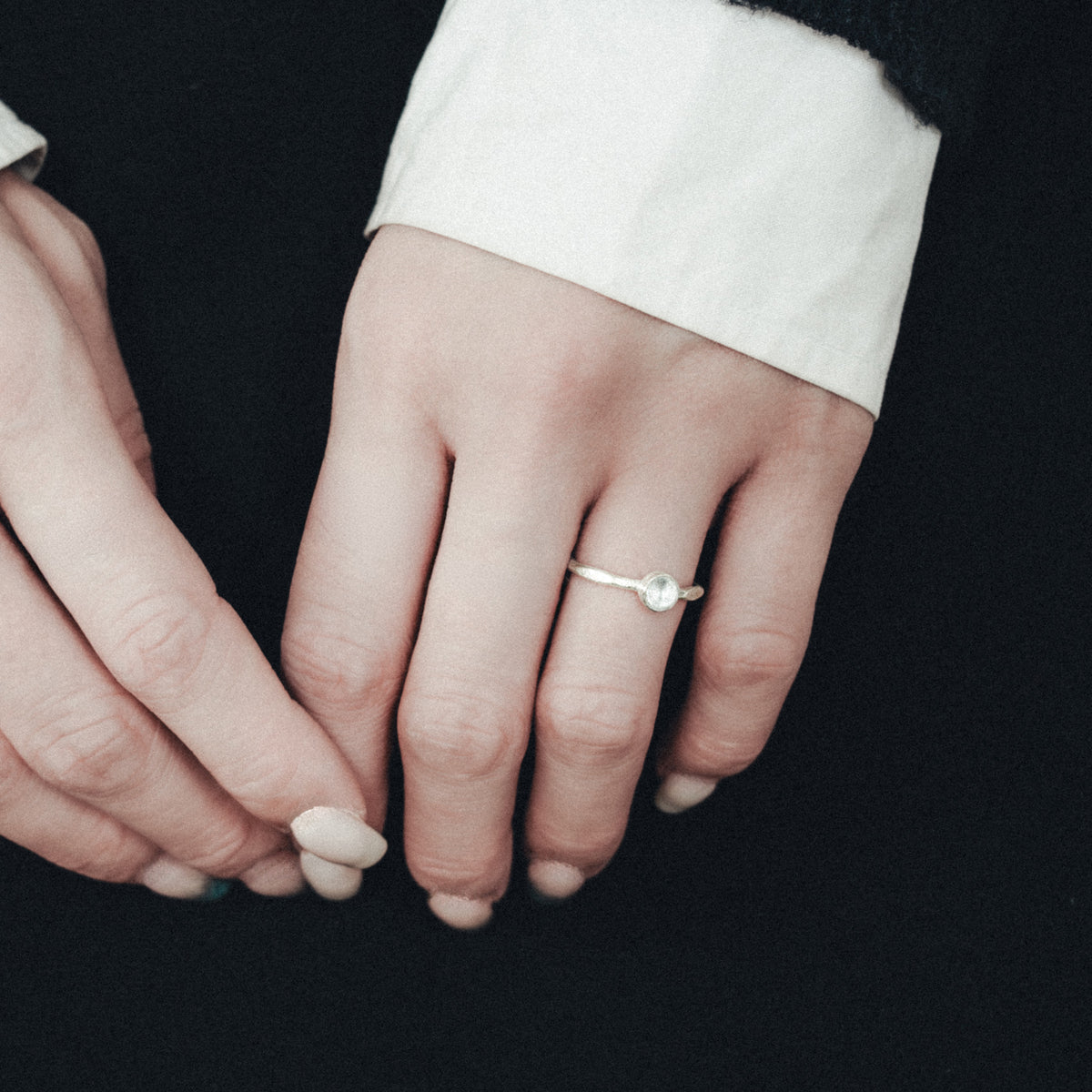 Drop Ring (Aquamarine)
