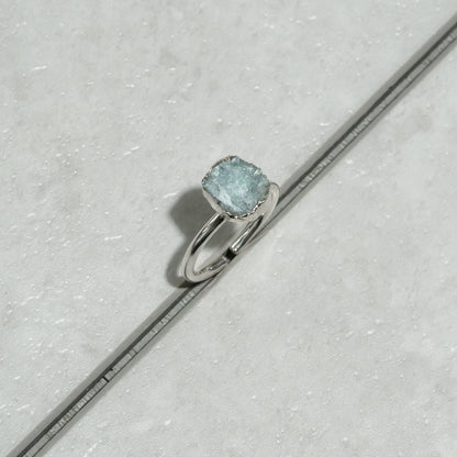 Ripple Stone Ring (Aquamarine)