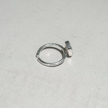 Ripple Stone Ring (Aquamarine)