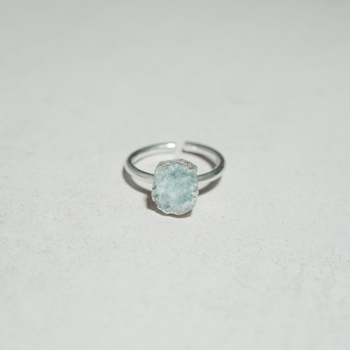 Ripple Stone Ring (Aquamarine)