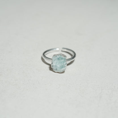 Ripple Stone Ring (Aquamarine)
