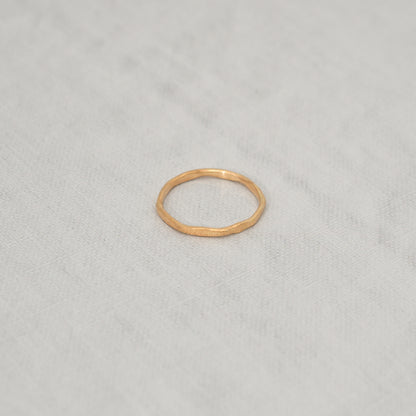 Weathered Ring(18K Gold Plating)