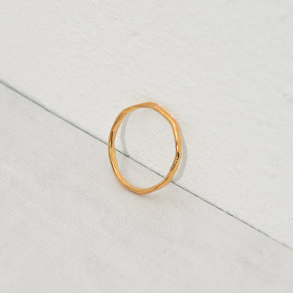 Weathered Ring(18K Gold Plating)