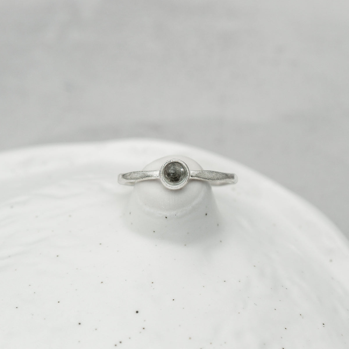 Drop Ring (Green Topaz)