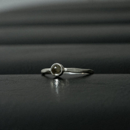 Drop Ring (Green Topaz)
