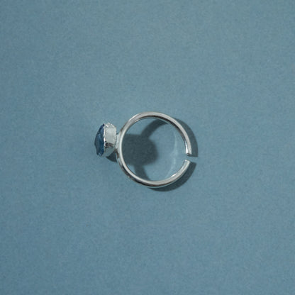 Ripple Stone Ring (Sapphire)