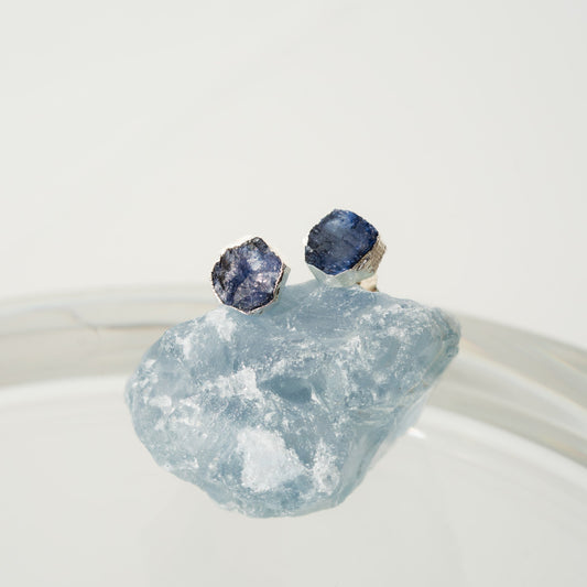 Ripple Stone Pierce(Sapphire)
