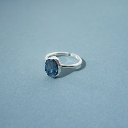 Ripple Stone Ring (Sapphire)