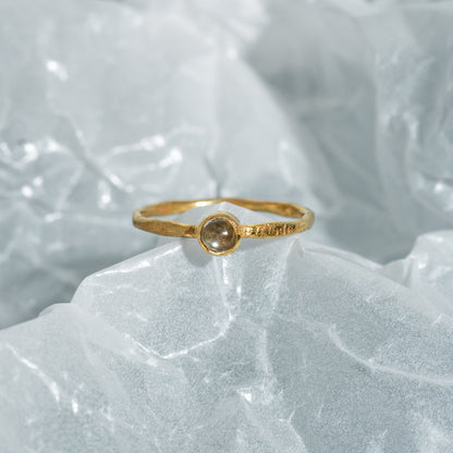 Drop Ring (Herkimer diamond)