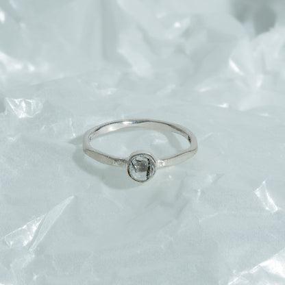 Drop Ring (Black Rutilated Qtz)