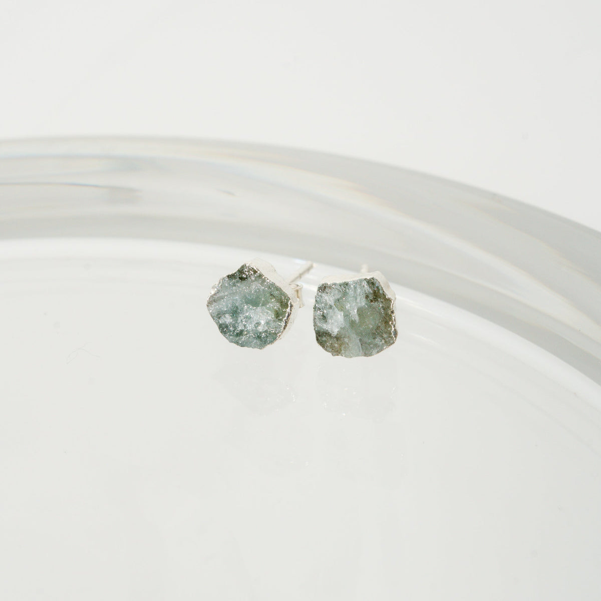 Ripple Stone Pierce(Aquamarine)