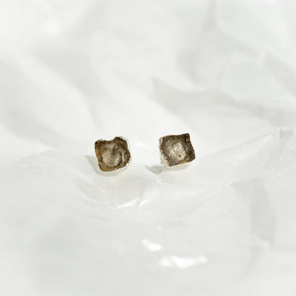 Ripple Stone Pierce(herkimer quartz)